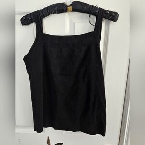 Peter Nygard Suiting sleeveless Black Crew Neck Sweater